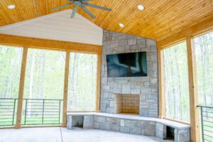 Fireplaces & Stone Work Hobday Custom Homes