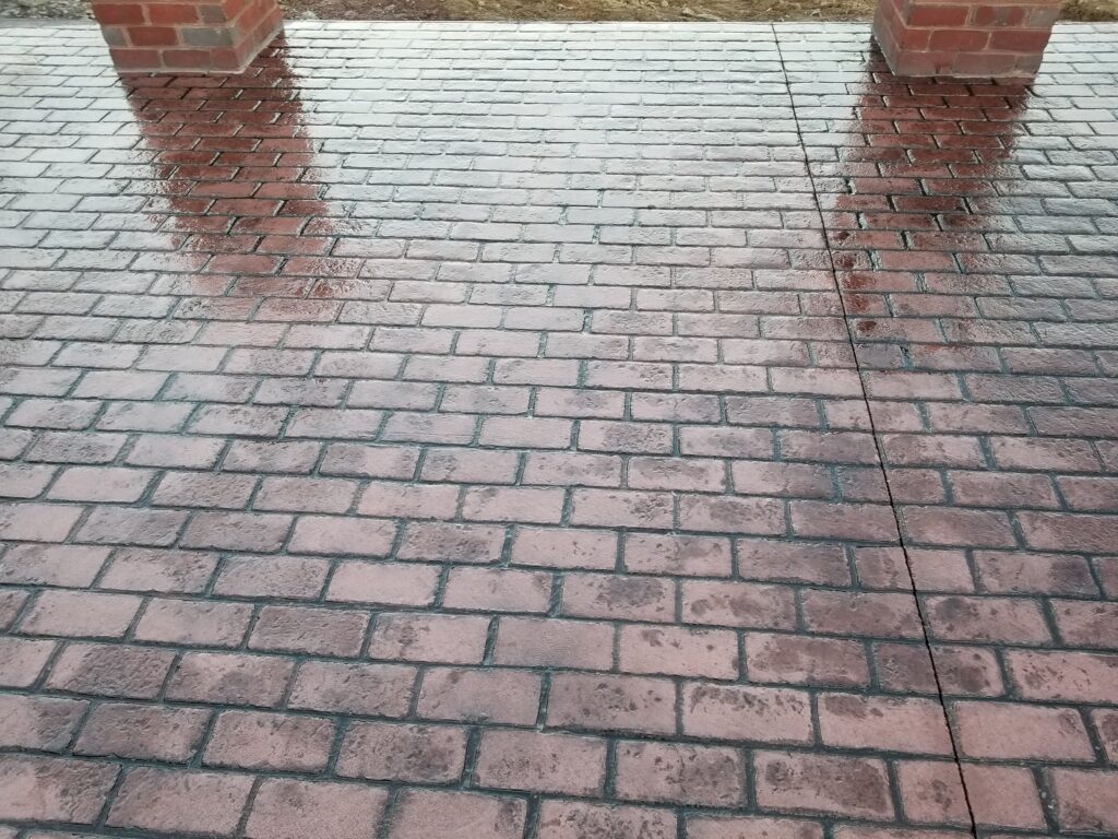 Concrete Stamp Work by Hobday Custom Homes