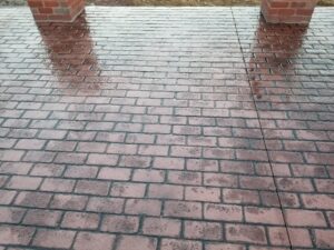 Concrete Stamp Work by Hobday Custom Homes